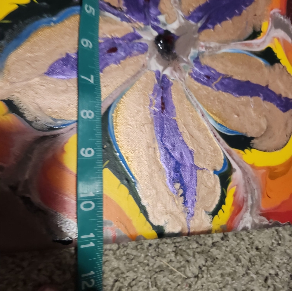 CANVAS ART FLOWER - Picture 3 of 4